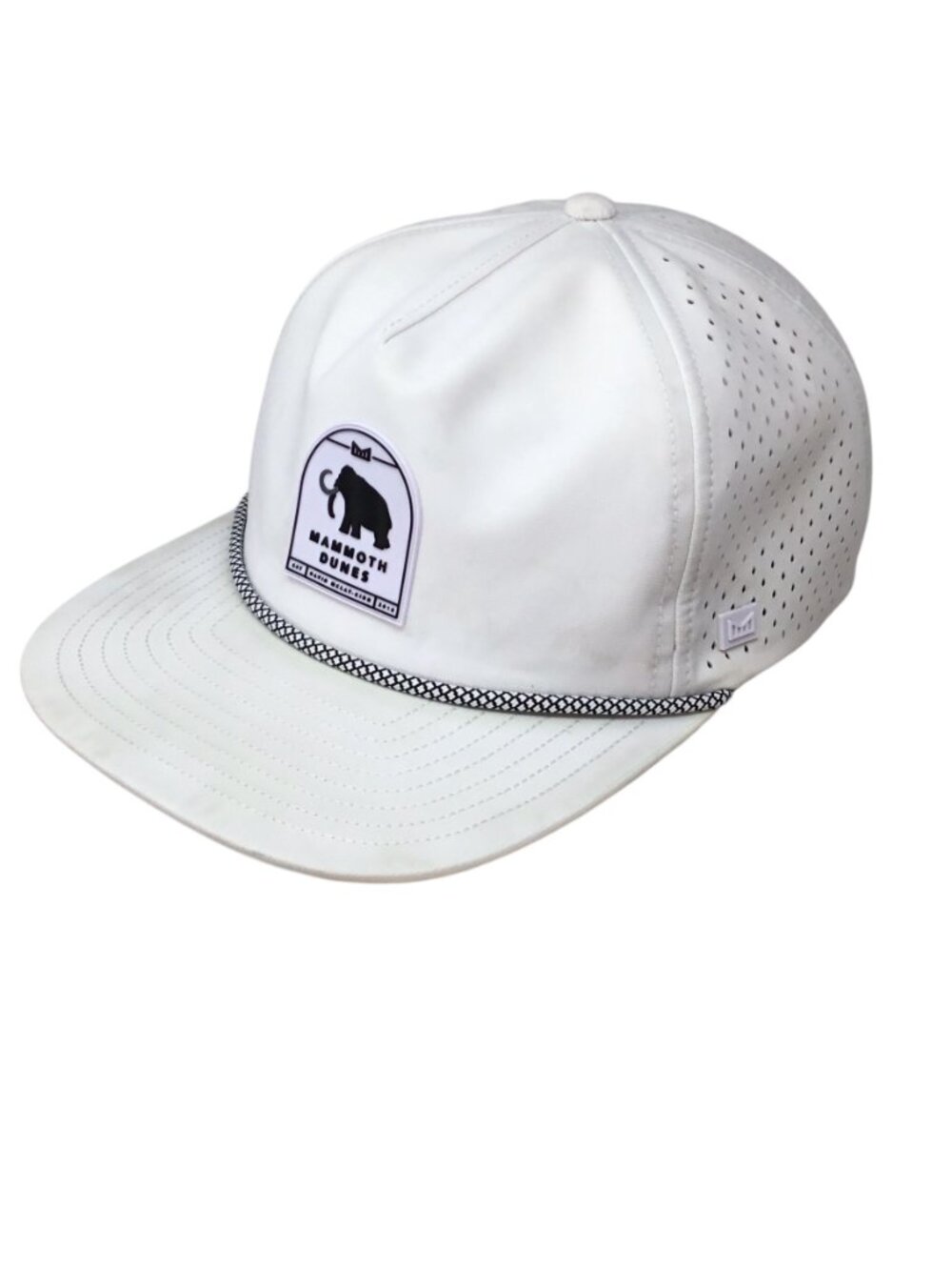 Mammoth Dunes Sand Valley Golf Men's Hat Baseball Cap Corded Melin White Vented